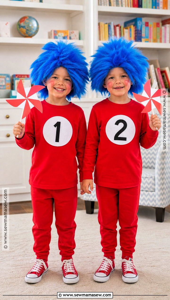 Thing One Costume - 30 easy storybook character costumes