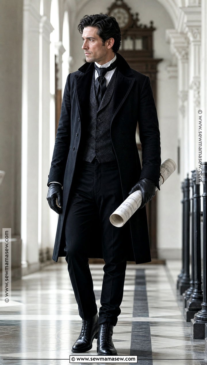 Thomas Sharpe Black Coat Crimson Peak Costume - 30 Crimson Peak Costumes