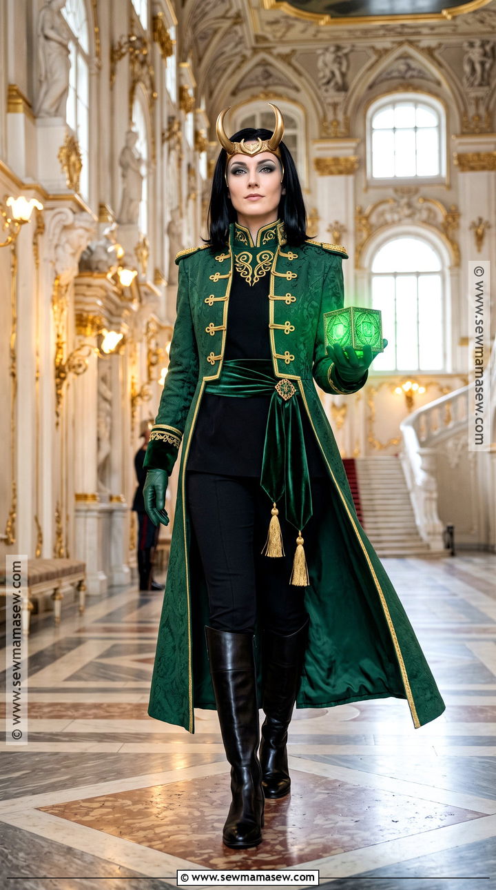 Thor Movie Loki Costume With Long Green Coat - 30 Loki Costume Ideas for Females
