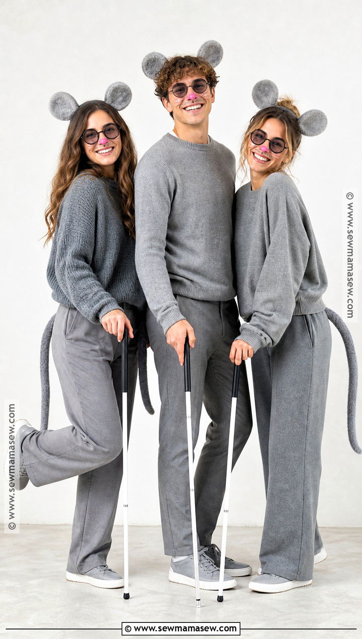 Three Blind Mice Costume - 30 3 people costumes
