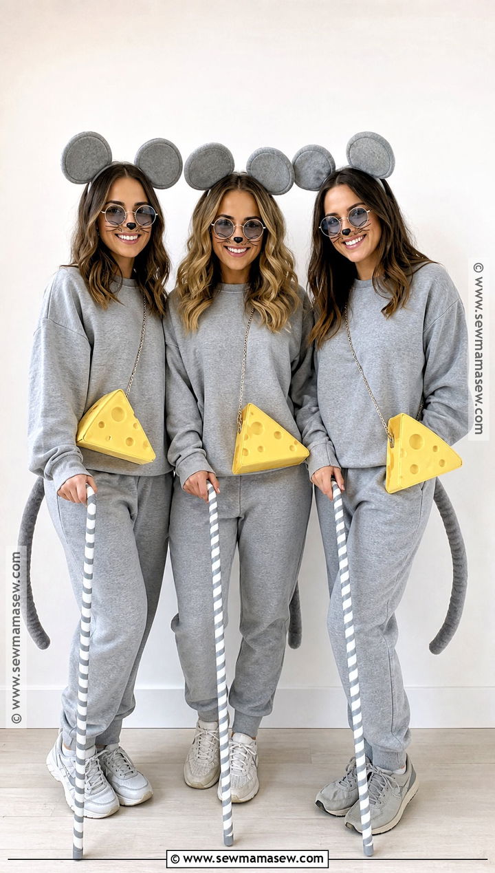 Three Blind Mice Group Costume - 35 funny halloween costume ideas