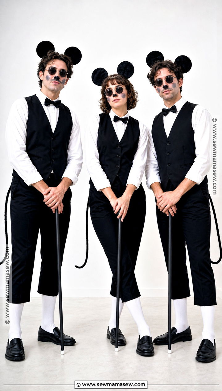 Three Blind Mice Group Costume - 30 shrek characters costumes