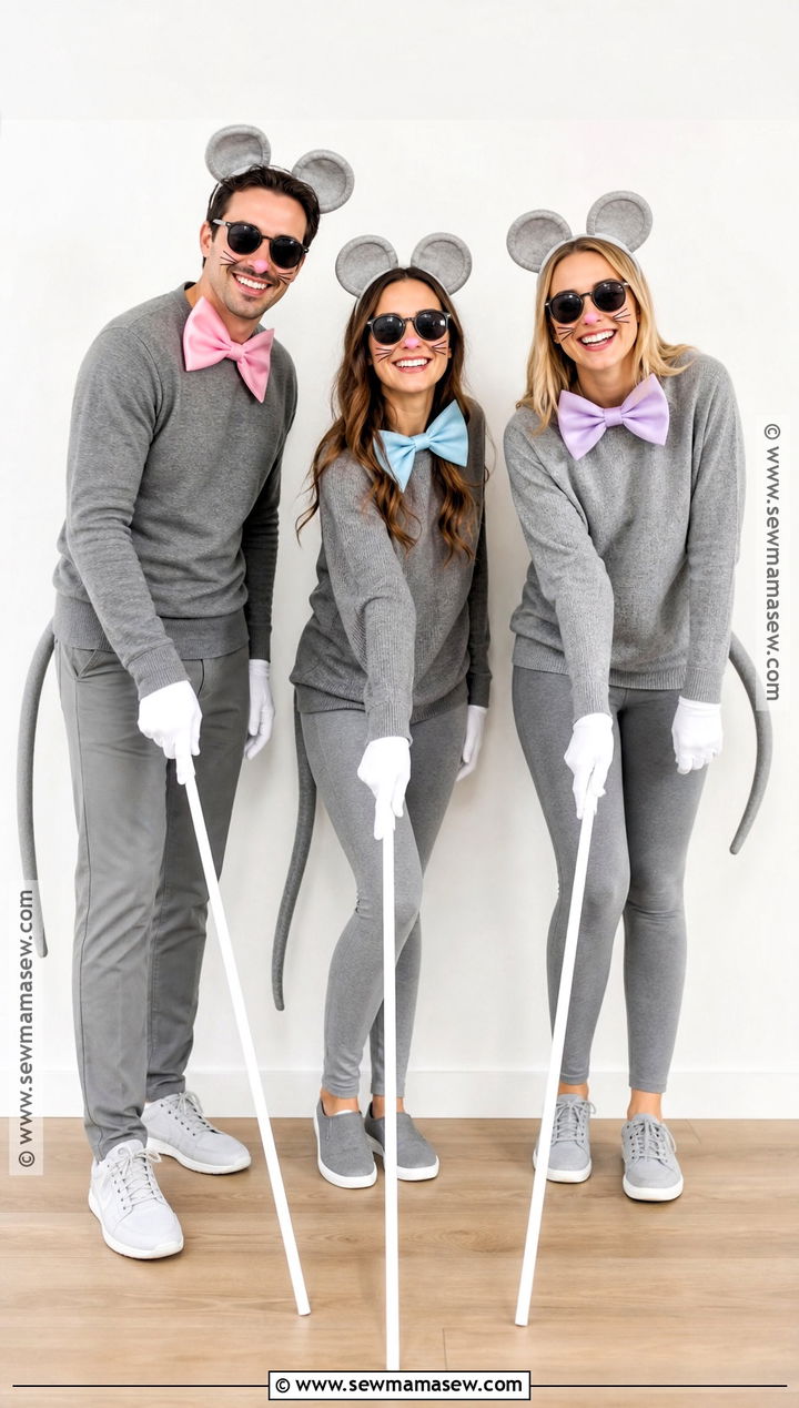 Three Blind Mice Trio Costume - 35 Trio Outfits Halloween