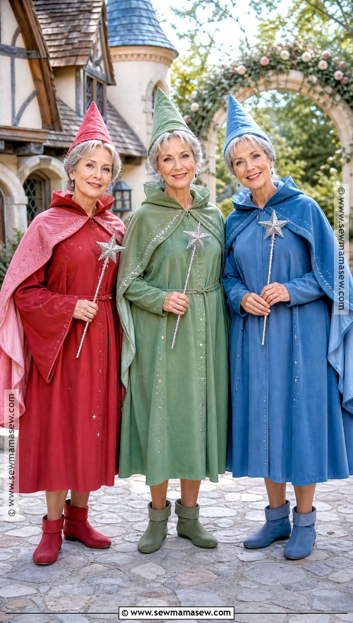 Three Fairy Godmothers Costume - 35 3 People Costume Ideas