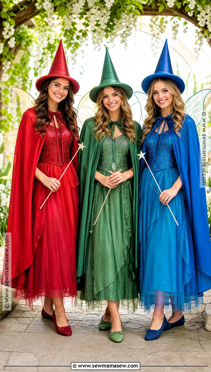 Three Good Fairies Costumes - 30 triplet halloween costumes