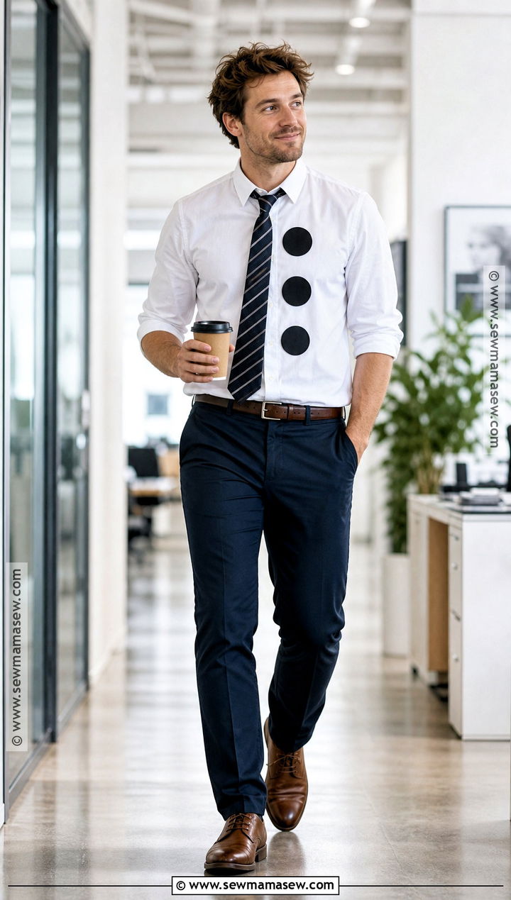 Three Hole Punch Jim Costume - 30 The Office Halloween Costumes