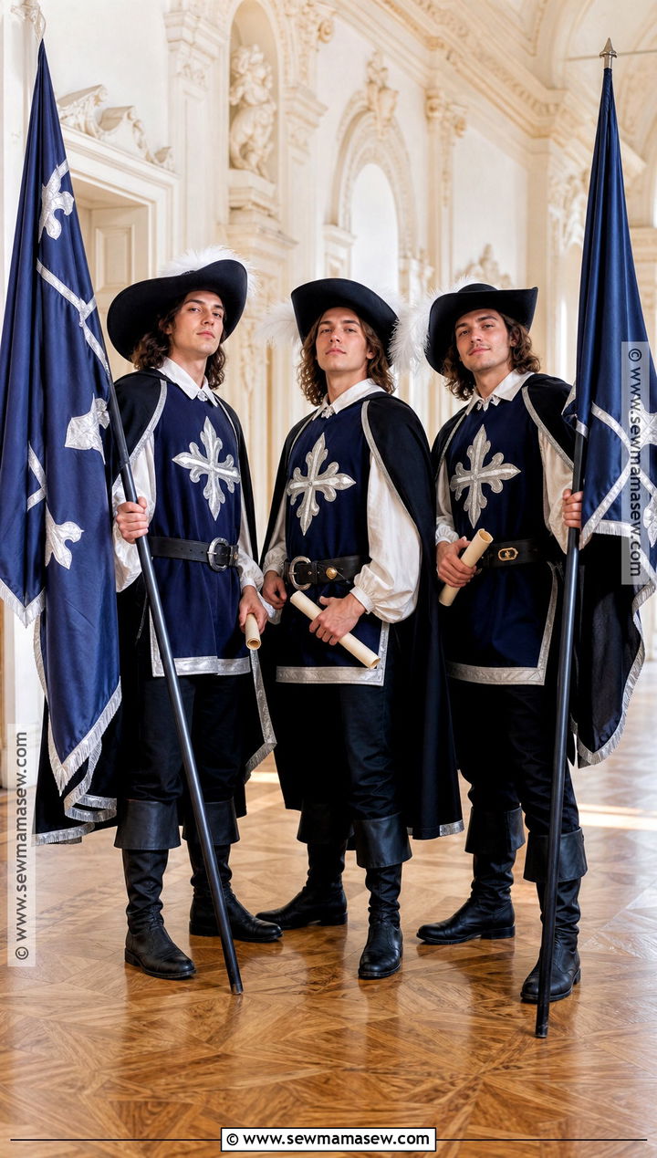 Three Musketeers Costume - 30 3 people costumes