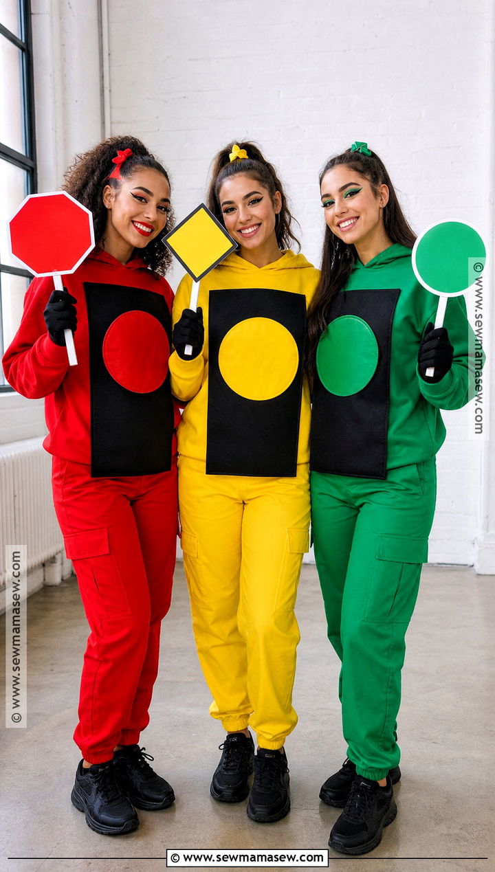 Three Person Traffic Light Costume - 35 killer costume ideas
