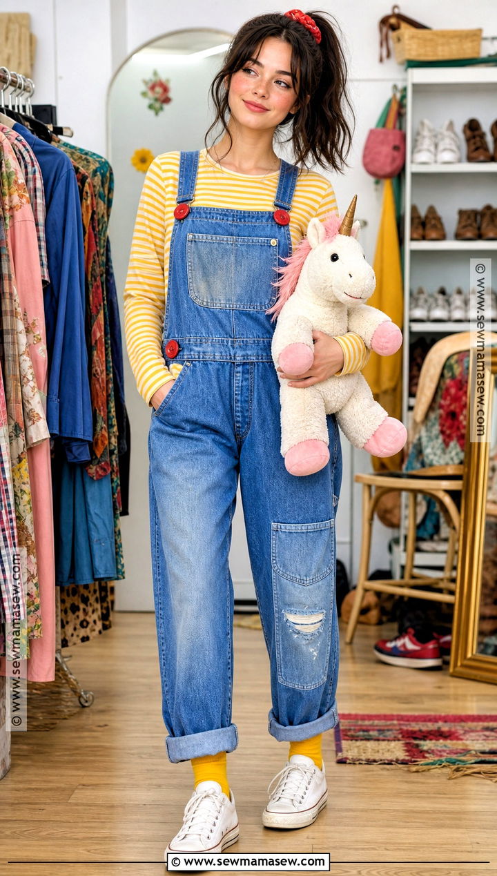 Thrift Store Agnes Costume With Vintage Denim - 30 agnes costume ideas
