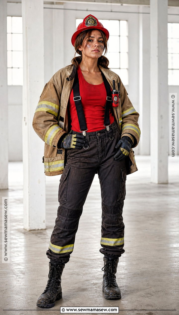 Thrift Store Firefighter Costume - 35 firefighter costume ideas for women