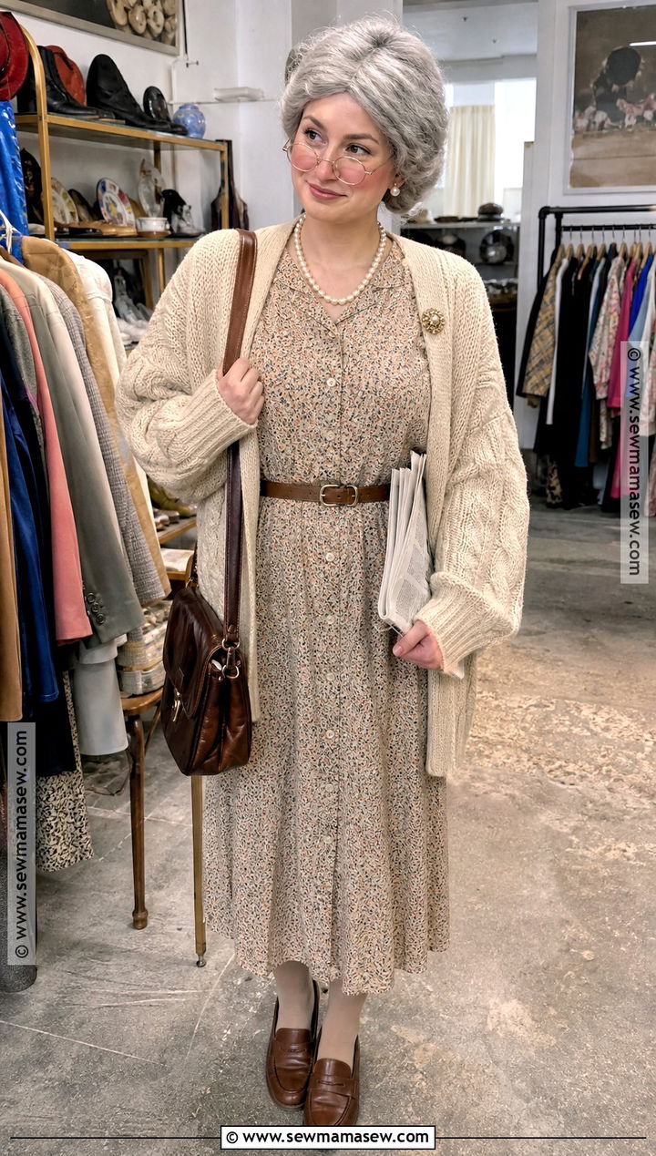 Thrift Store Granny Costume - 30 granny dress up ideas