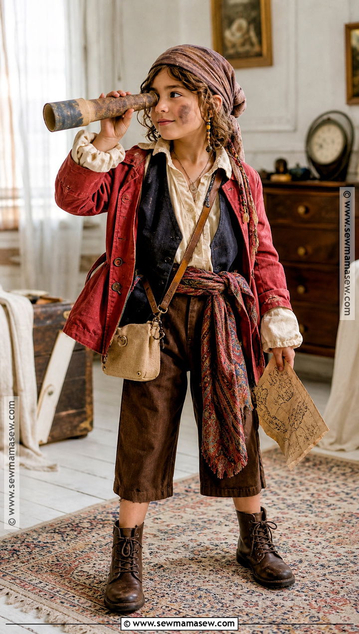Thrift Store Pirate Costume - 35 pirate costume ideas for kids
