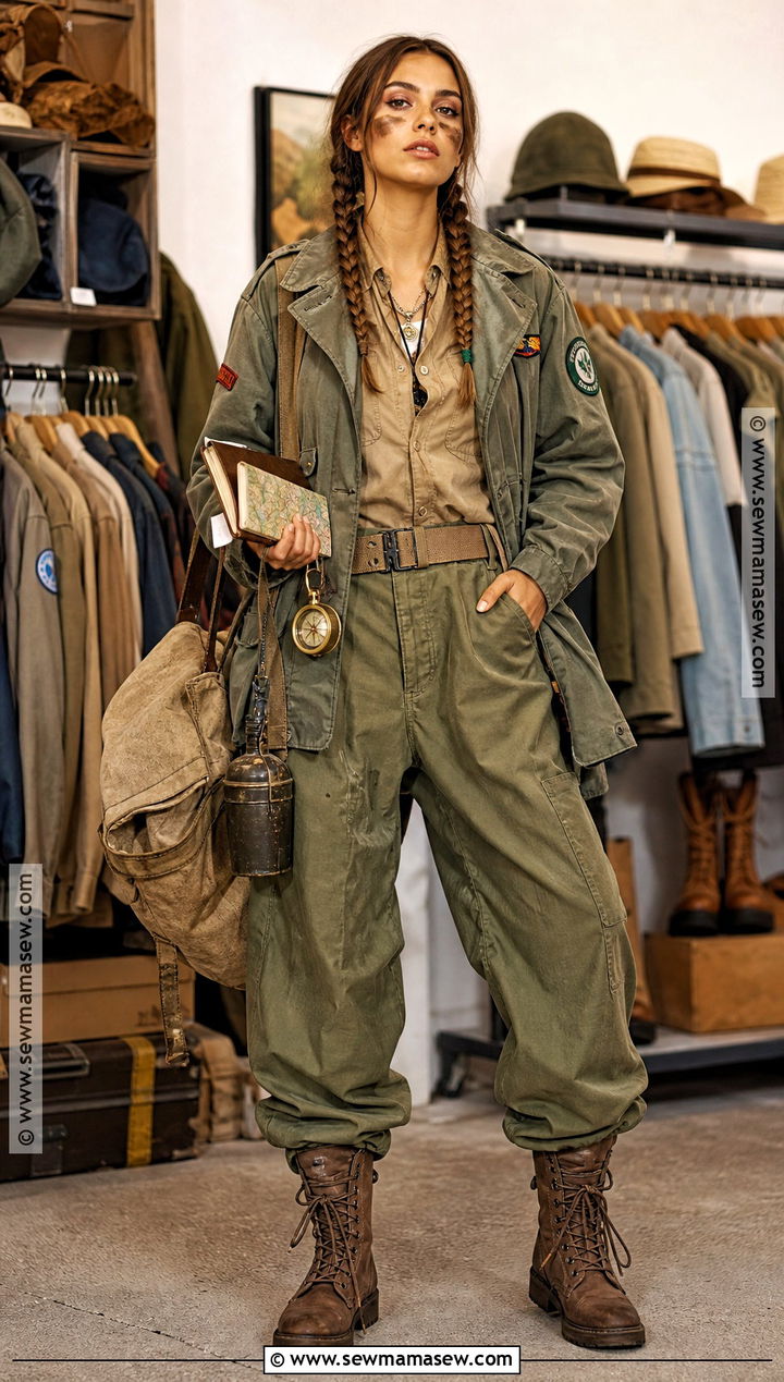 Thrifted Army Costume - 35 army costume ideas for women