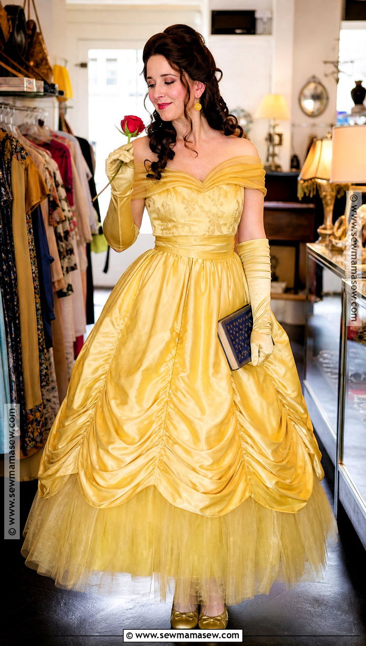 Thrifted Belle Halloween Costume - 45 belle halloween costume ideas