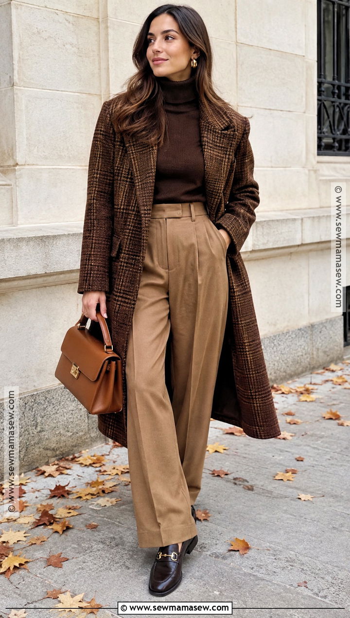 Thrifted Brown Monochrome Fall Outfit - 15 Thrifted Fall Fashion Ideas