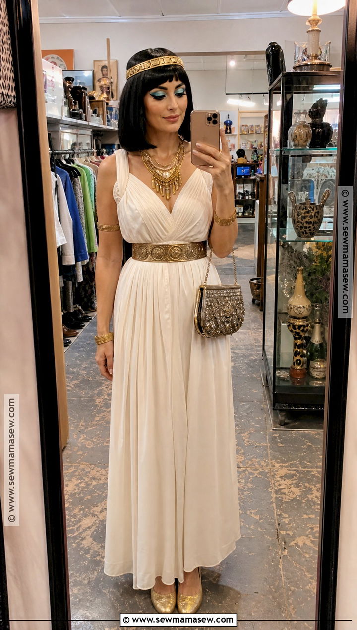 Thrifted Cleopatra Outfit - 30 Cleopatra Halloween Outfit Ideas