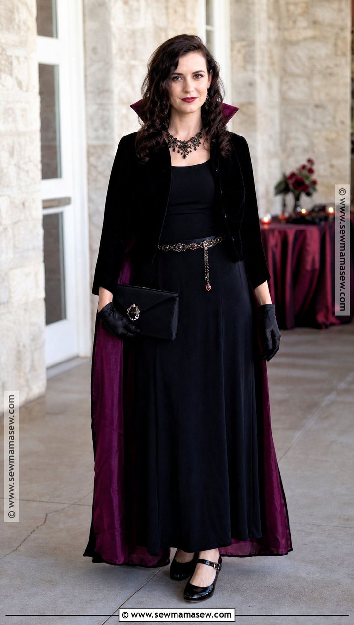 Thrifted DIY Vampire Ball Outfit - 30 vampire ball outfit ideas