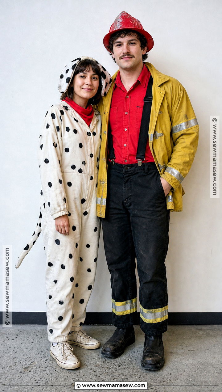 Thrifted Dalmatian And Firefighter Costume - 35 dalmatian and firefighter costume ideas