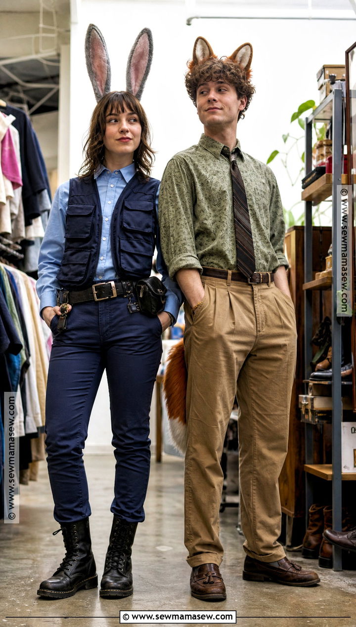 Thrifted Judy Hopps And Nick Wilde Costume - 35 judy hopps and nick wilde costume ideas