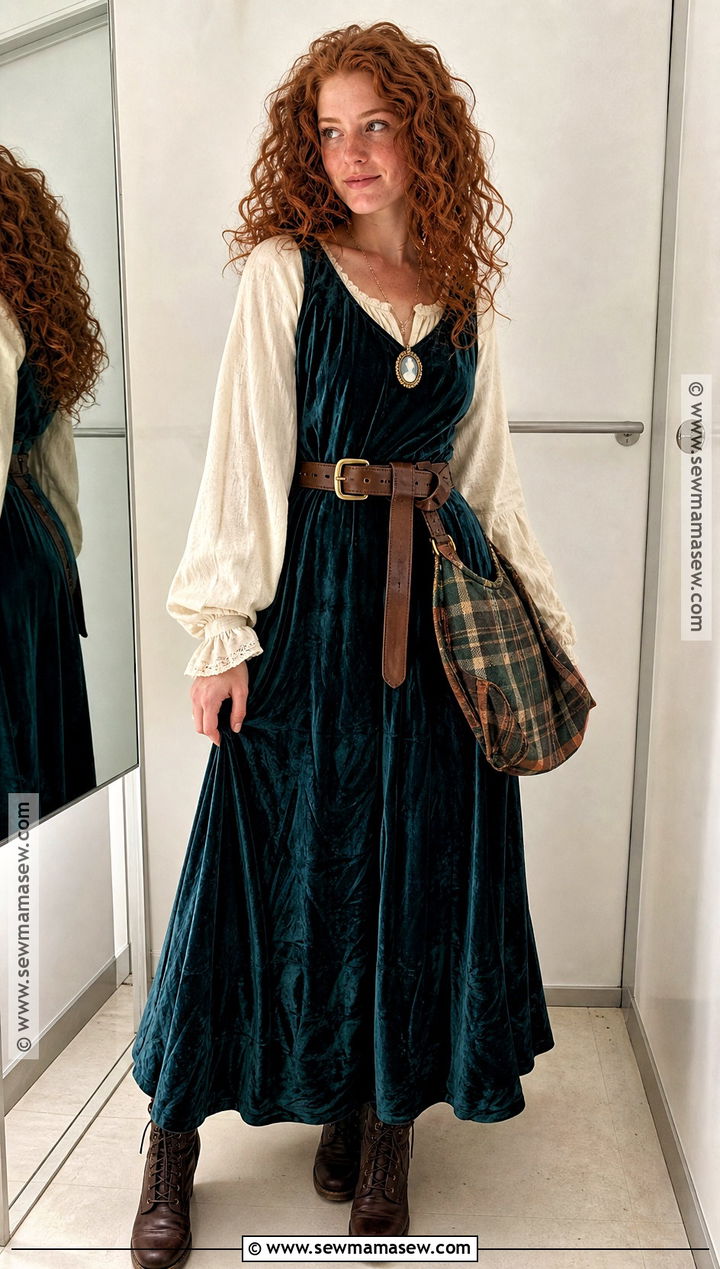 Thrifted Merida Costume With Medieval Layers - 30 Merida Halloween Costume Ideas