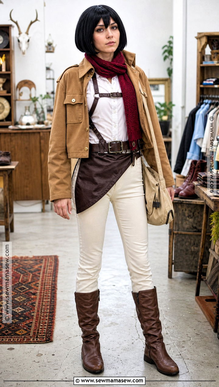 Thrifted Mikasa Costume - 30 mikasa costume ideas