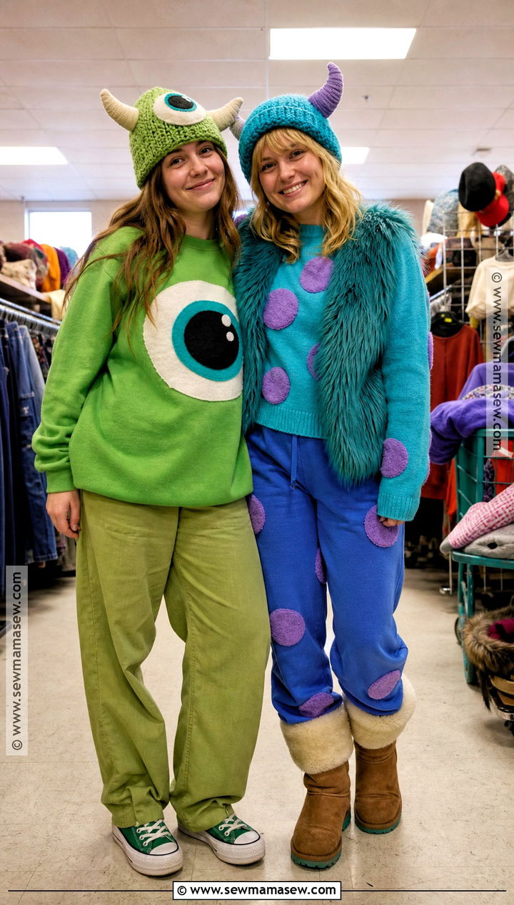 Thrifted Mike And Sully Costume - 35 mike and sully costume ideas