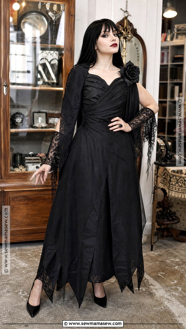 Thrifted Morticia Addams Costume - 45 morticia addams costume ideas