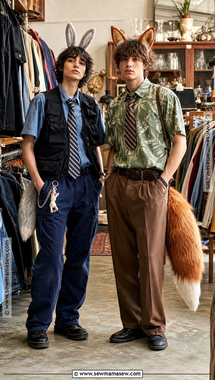Thrifted Nick Wilde And Judy Hopps Costume - 30 nick wilde and judy hopps costume ideas