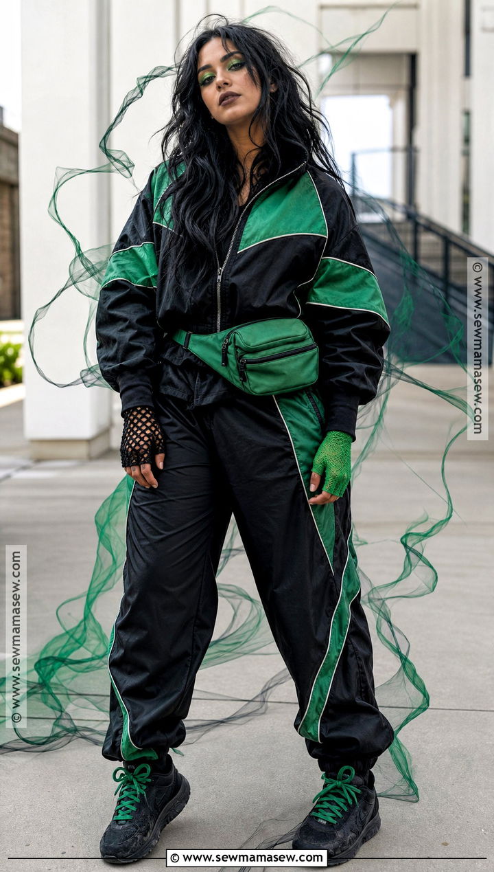 Thrifted Shego Costume With Tracksuit - 45 shego costume ideas
