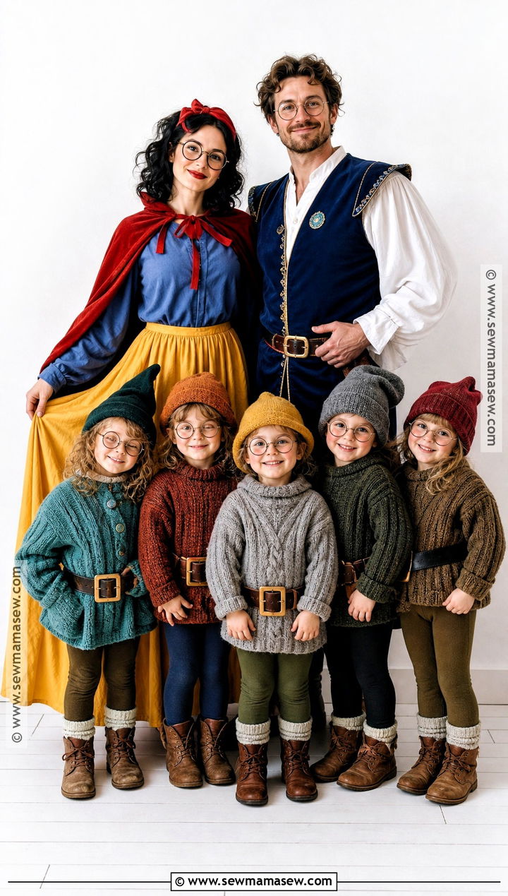 Thrifted Snow White Family Costume - 30 snow white family costume ideas