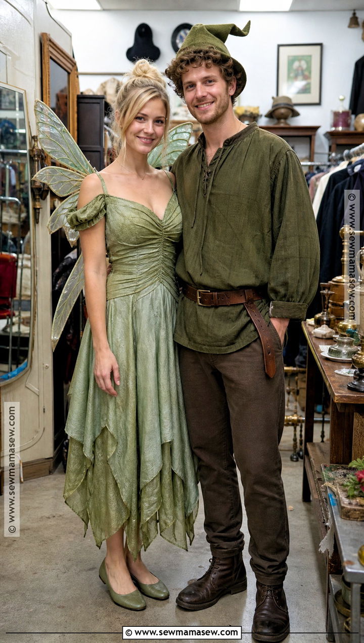 Thrifted Tinker Bell And Peter Pan Costume - 30 tinker bell and peter pan costume ideas