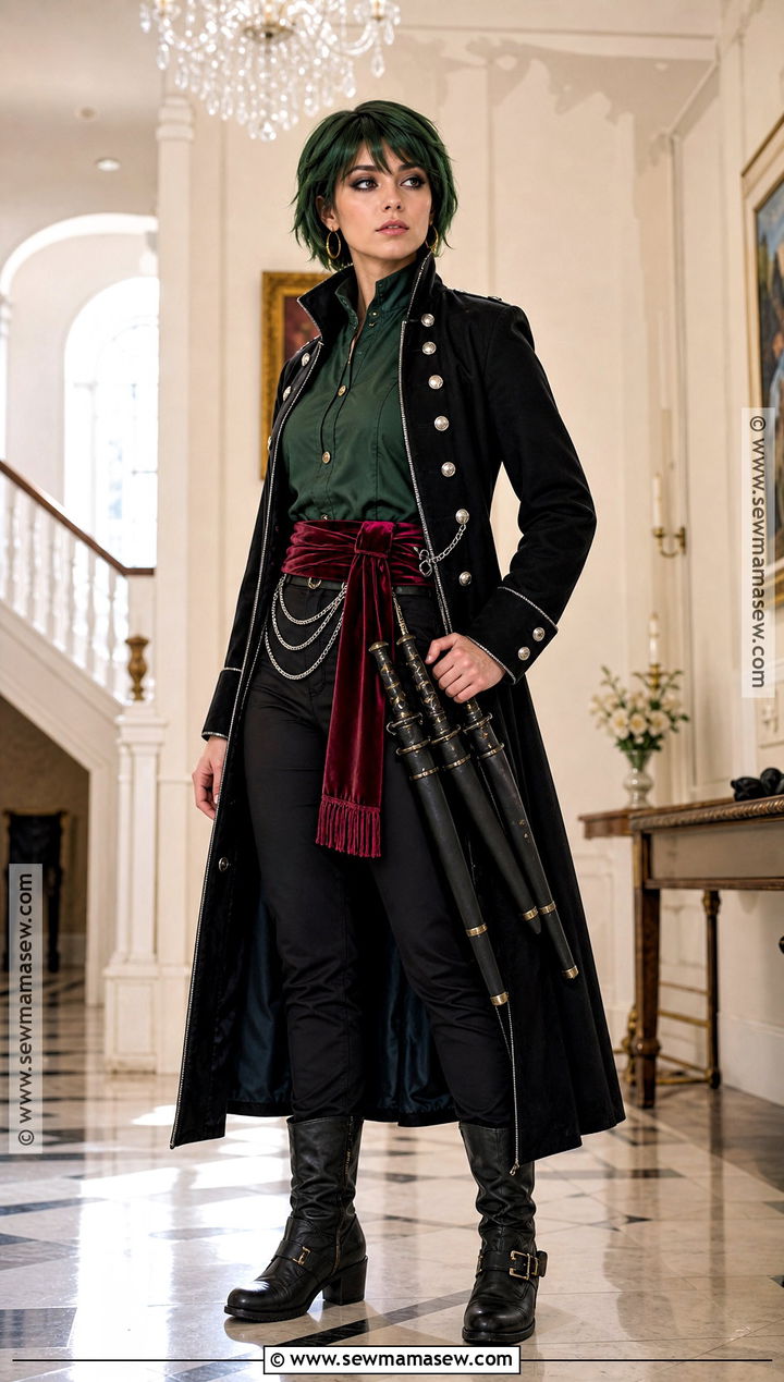 Thriller Bark Zoro Cosplay With Gothic Coat - 30 zoro cosplay ideas for girls