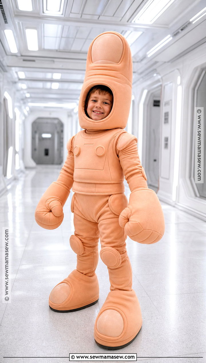 Thumb Thumb Robot Costume - 30 spy kids costume ideas