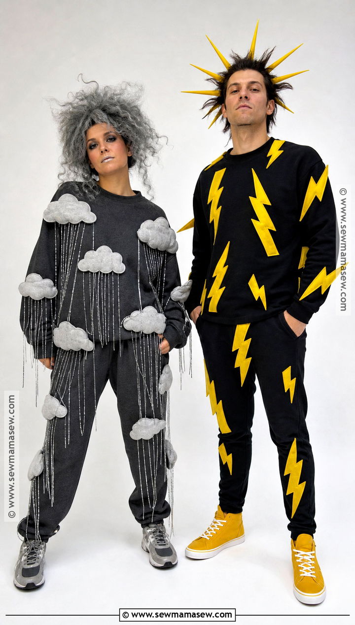 Thunder And Lightning Costume - 40 halloween costumes for two