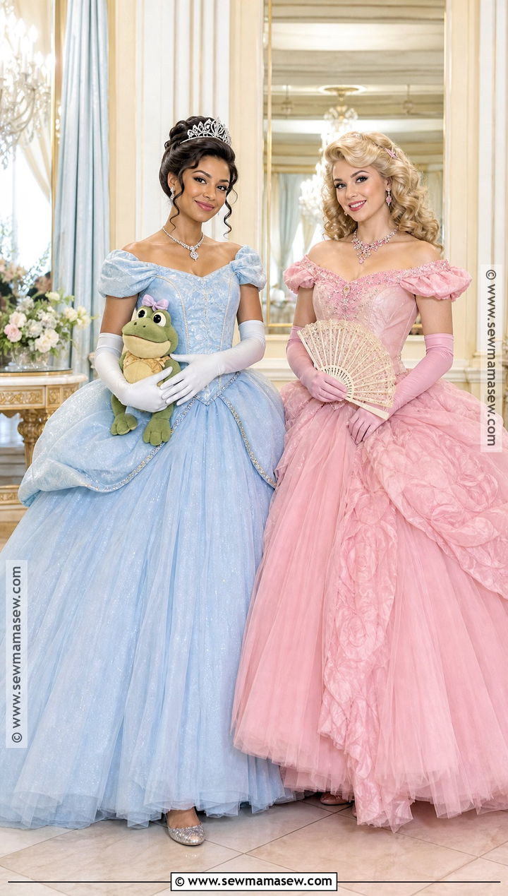 Tiana And Charlotte Best Friend Costume - 35 princess and the frog costume ideas