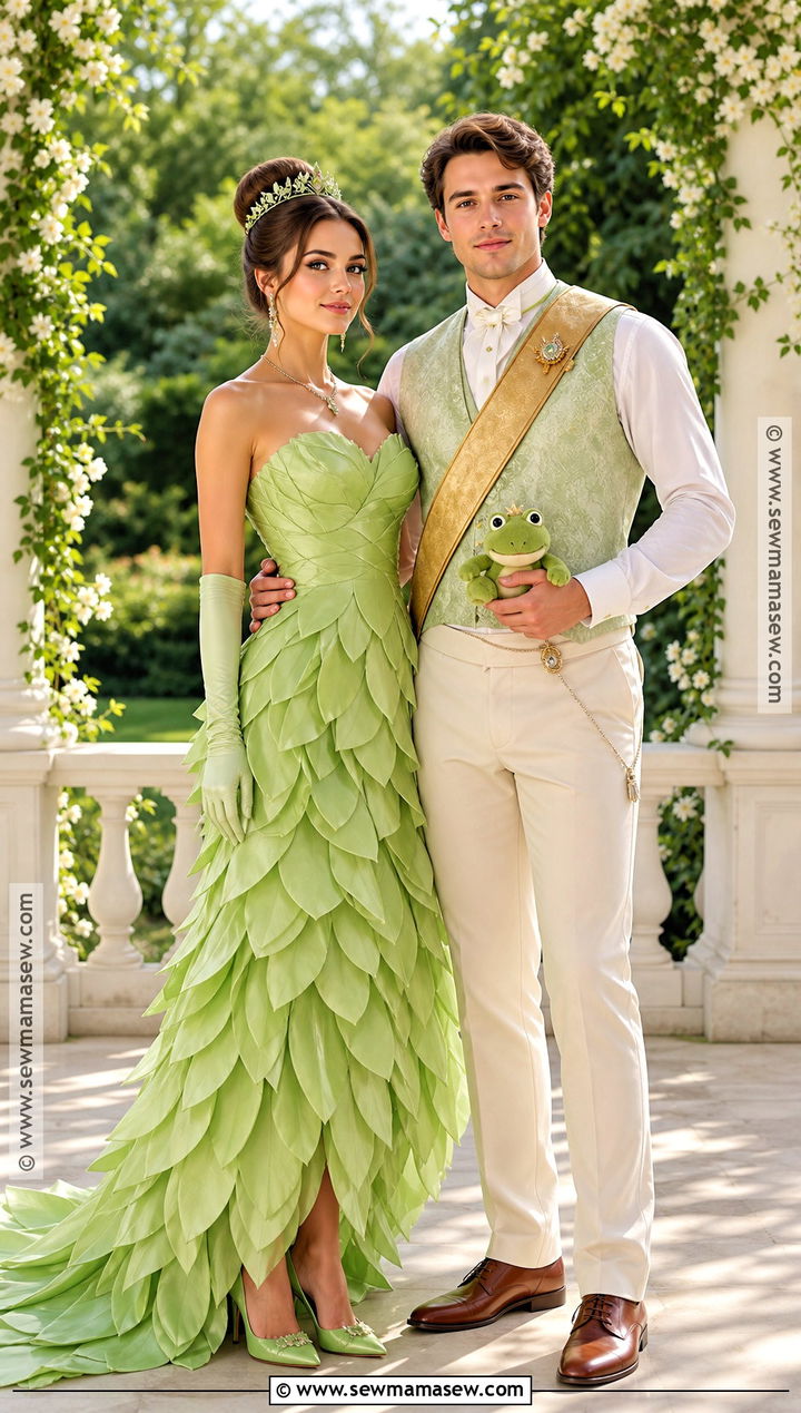 Tiana And Naveen Couple Costume - 40 disney couple costumes