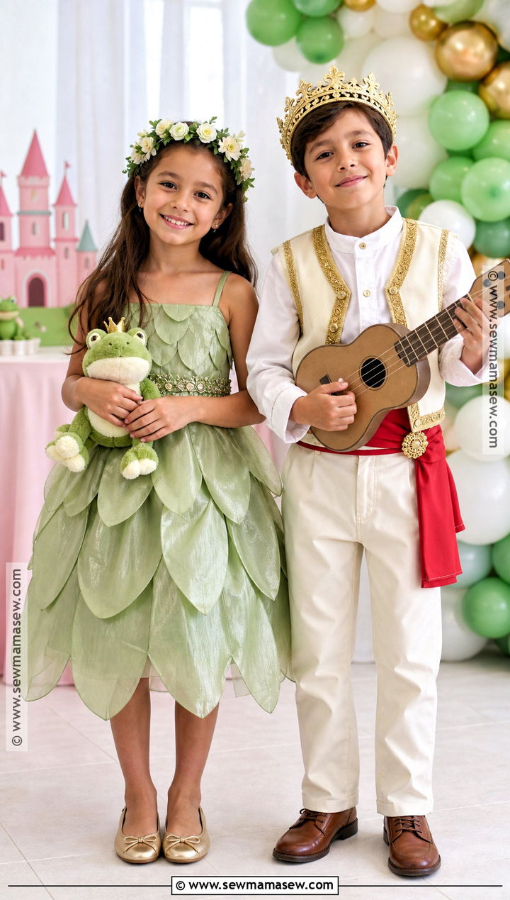 Tiana And Naveen Kids Costume - 35 princess and the frog costume ideas