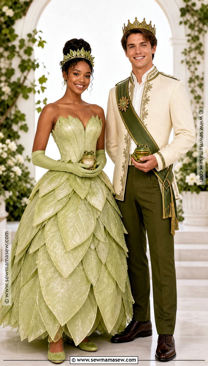 Tiana And Prince Naveen Costume - 30 disney duo costumes