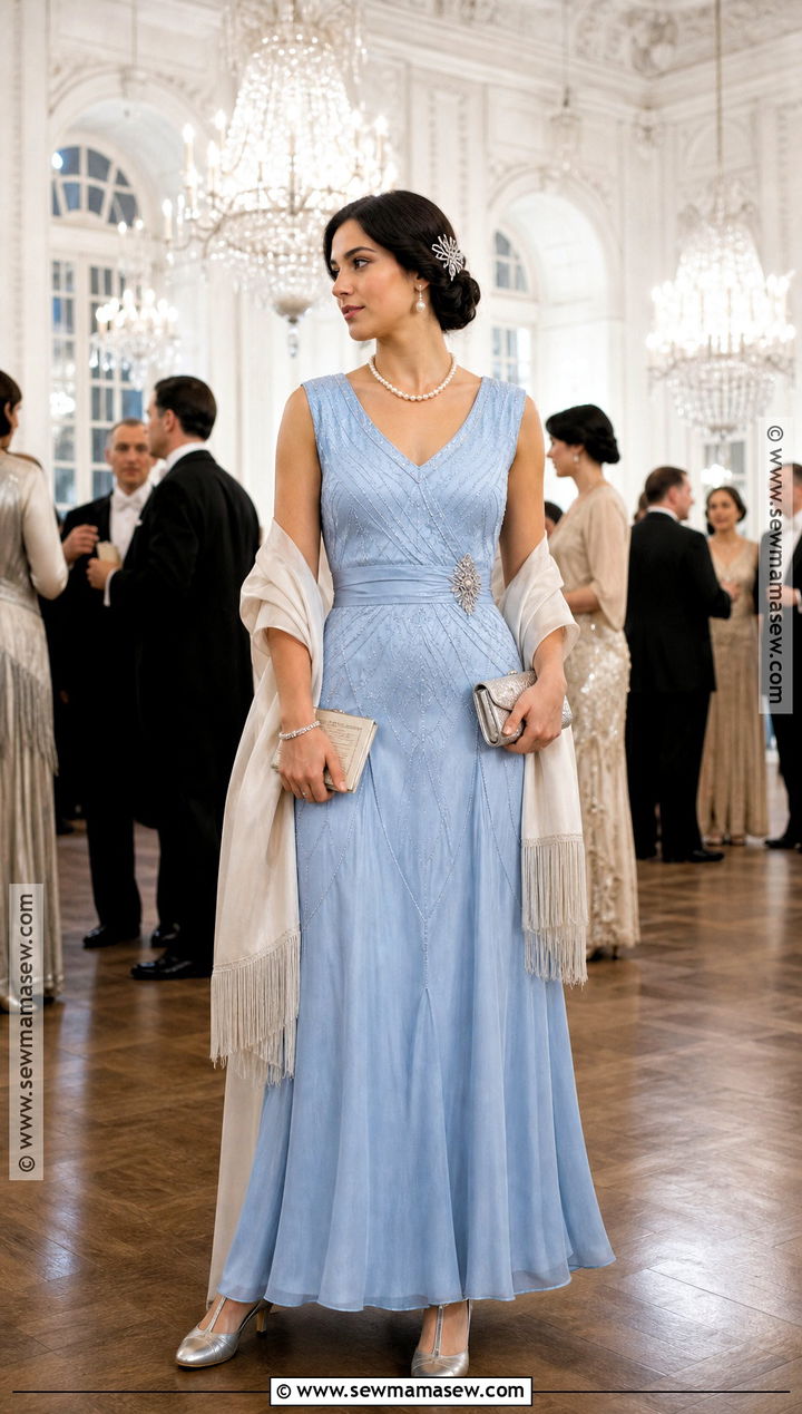 Tiana Blue Evening Gown Costume - 45 disney princess costumes