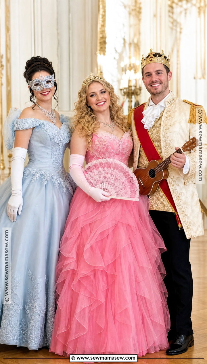 Tiana Charlotte And Naveen Group Costume - 35 princess and the frog costume ideas