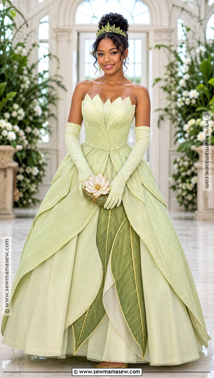 Tiana Green Cosplay Dress - 30 cosplay dress ideas