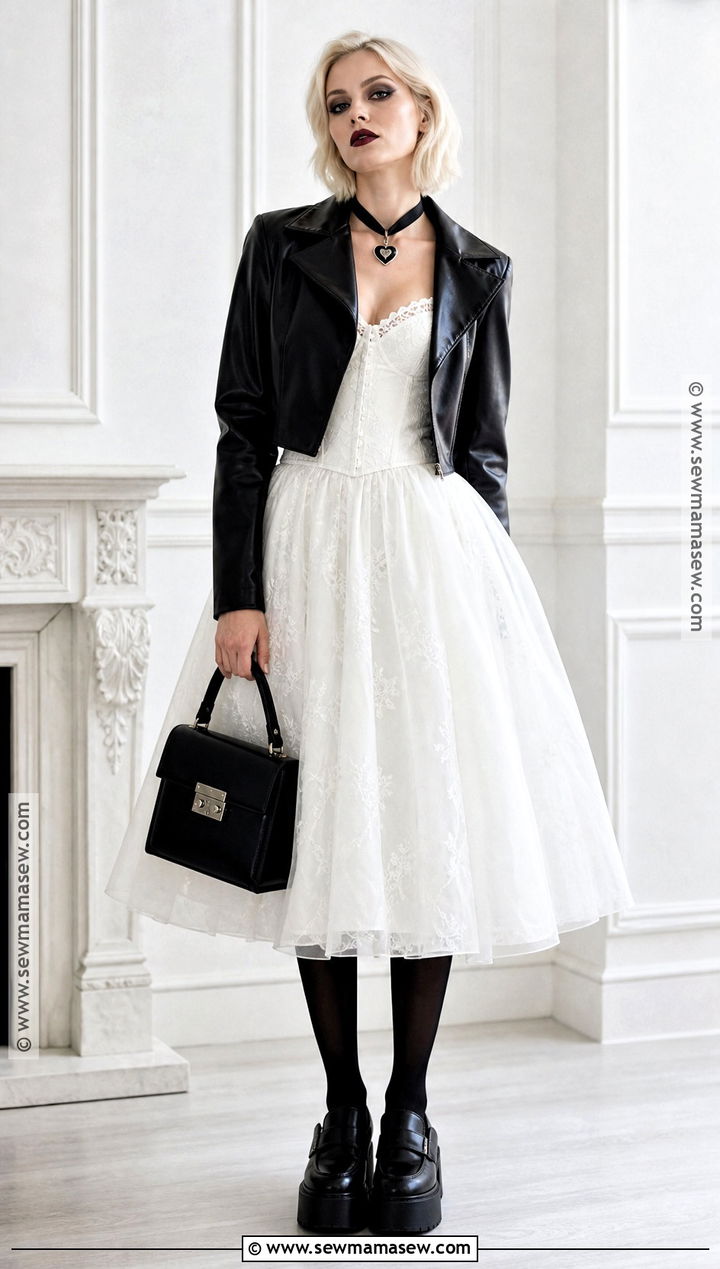 Tiffany Valentine White Dress Costume - 40 blonde costume ideas
