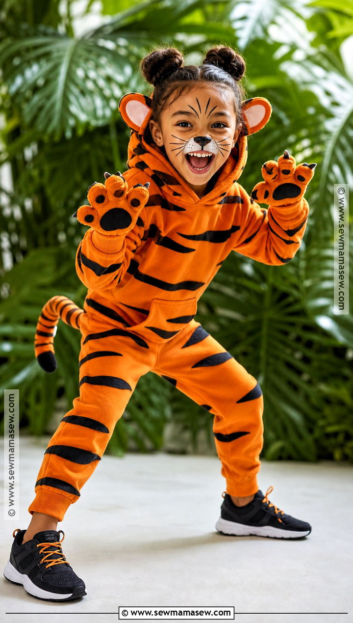 Tiger Cat Costume - 30 cat costume ideas for kids