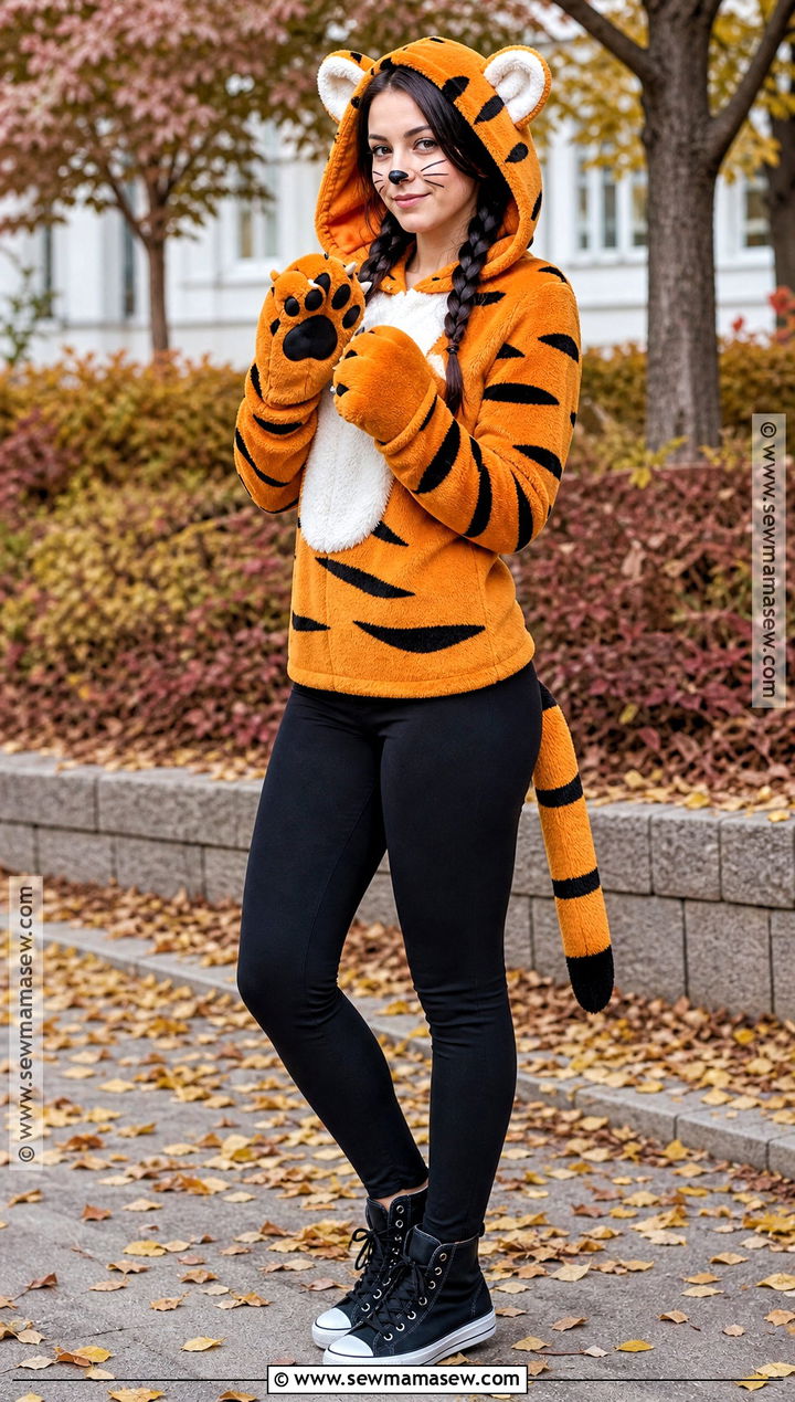 Tiger Hoodie Costume - 35 Tiger Costume Ideas for Women