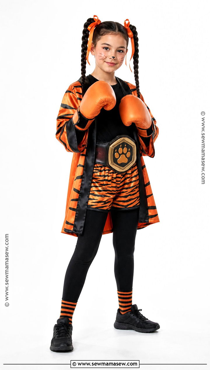 Tiger Stripe Boxer Costume - 30 boxer halloween costume ideas for girls