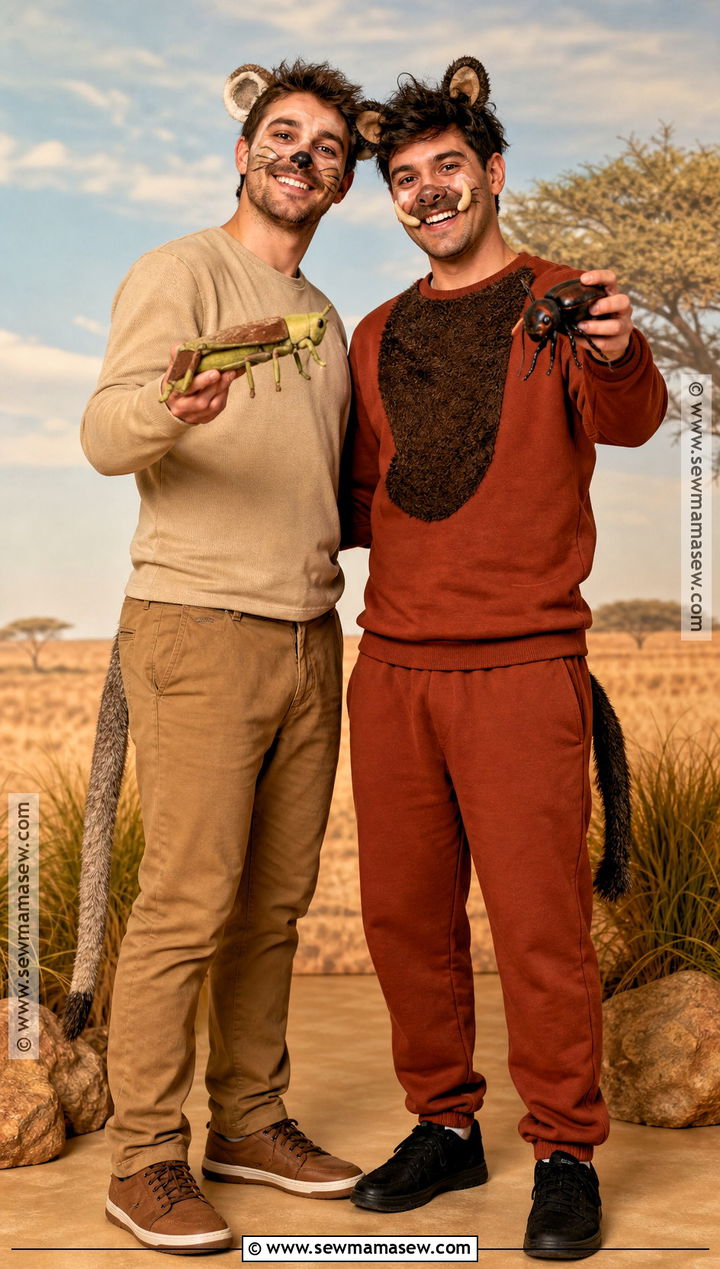Timon And Pumbaa Costume - 30 disney duo costumes
