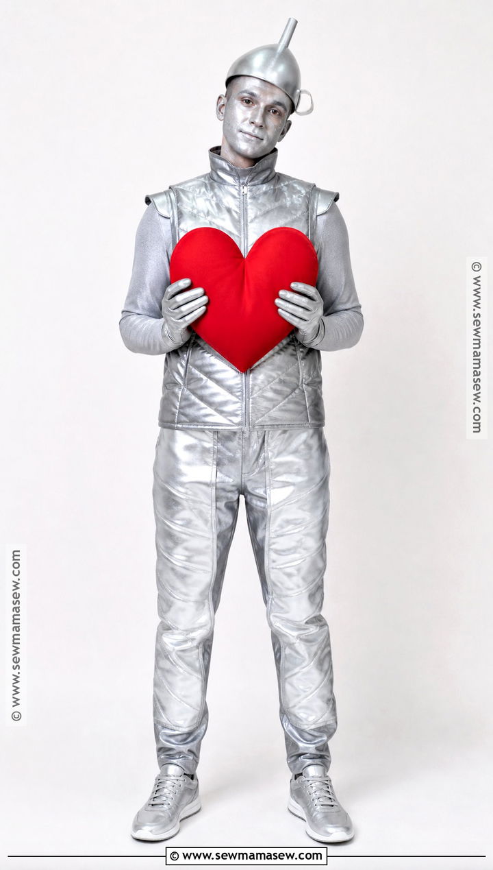 Tin Man Costume With Silver Clothing - 30 the wizard of oz costumes