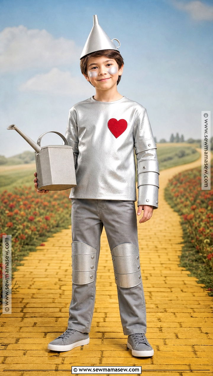 Tin Man Costume With Silver Layers - 45 world book day costumes
