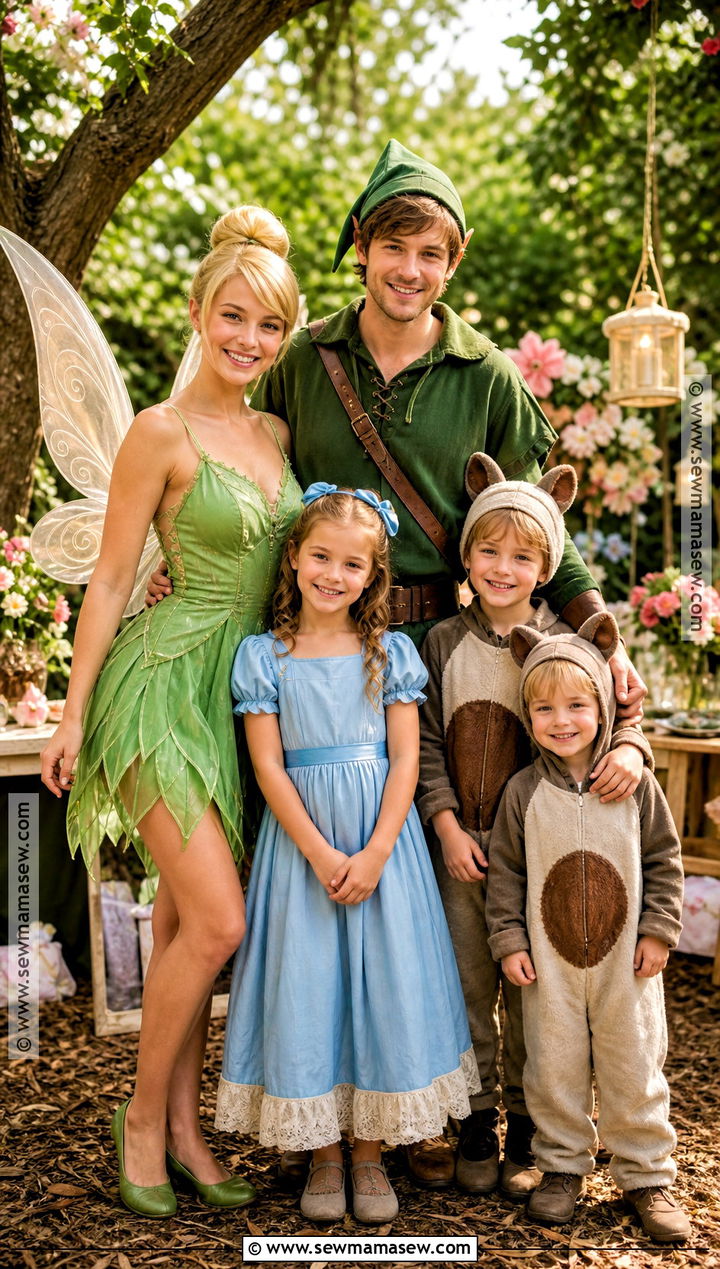 Tinker Bell And Peter Pan Family Costume - 30 tinker bell and peter pan costume ideas