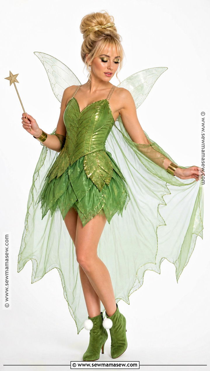 Tinker Bell Costume With Cape And Wings - 40 tinker bell costume ideas